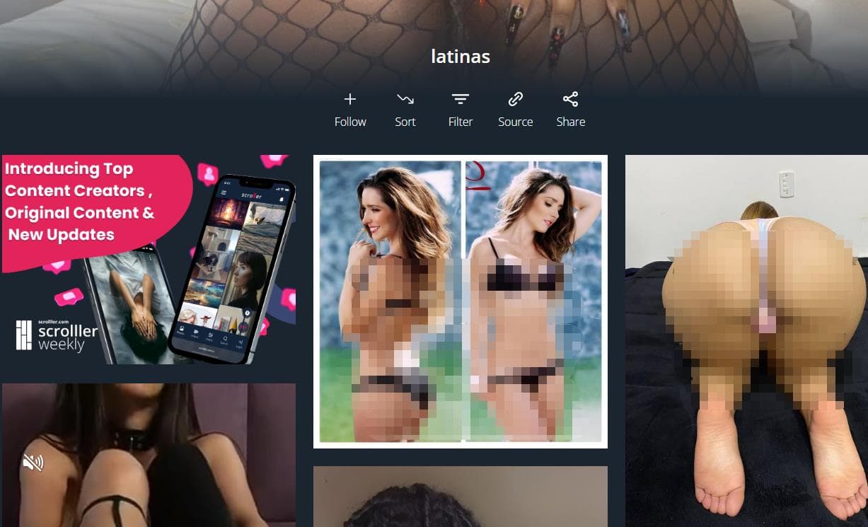 scrolller latina porn