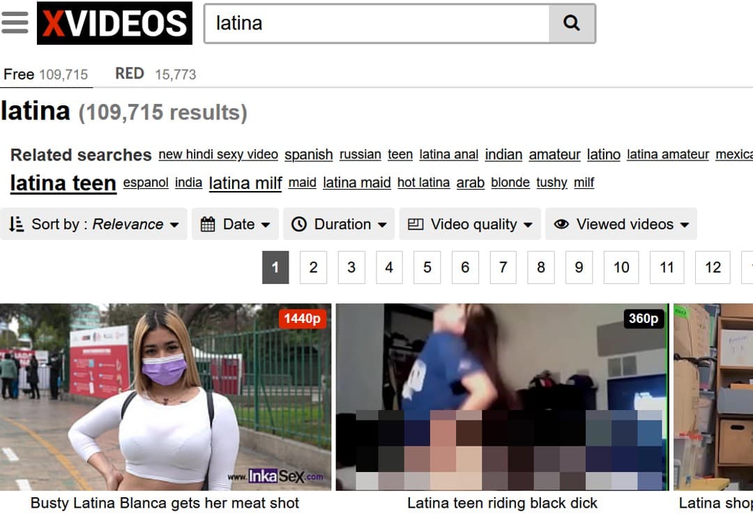 xhamster latina porn