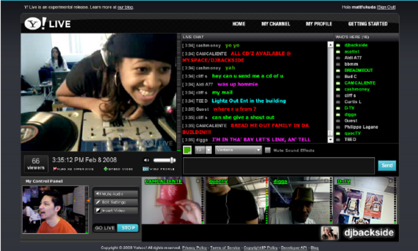 i'm live